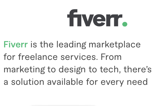 Get me to fiverr!